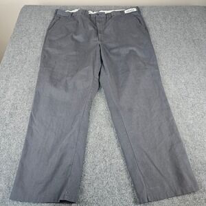 Aramark Mens Charcoal Gray Workwear‎ Pants Straight Leg 46x30 M04038